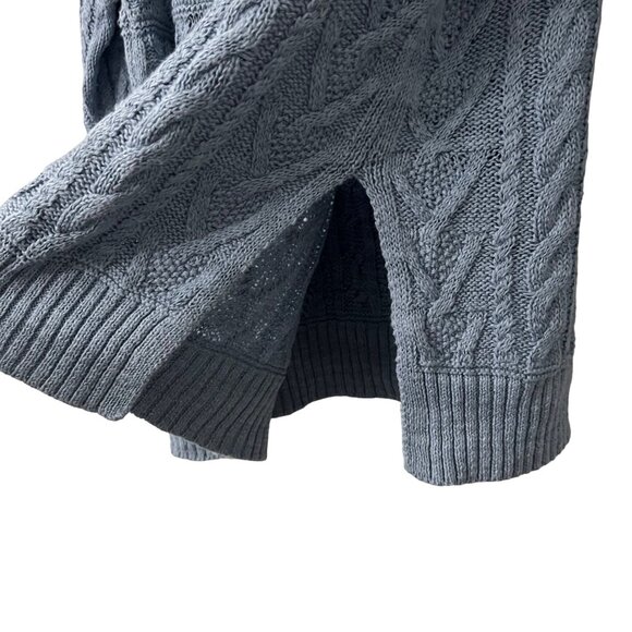 Polo Ralph Lauren Womens Blue Linen Blend Cable Knit Boatneck Sweater Size Large - Picture 4 of 6